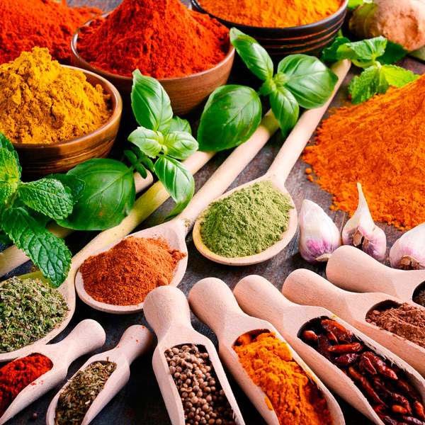T&eacute;s, infusiones y especias